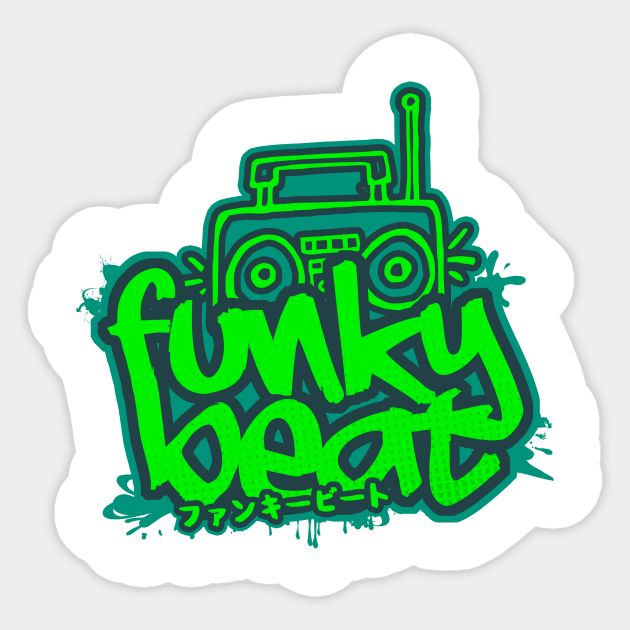 Funky Beat Sticker by Kiboune
